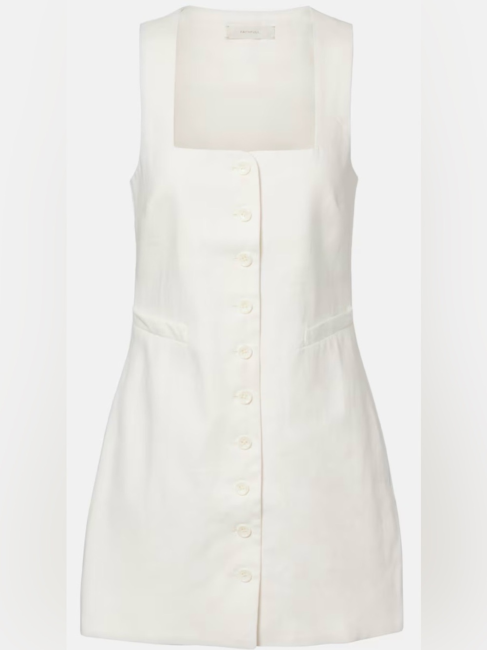 Faithfull the Brand Button-Front Dress - Picture 3 of 8